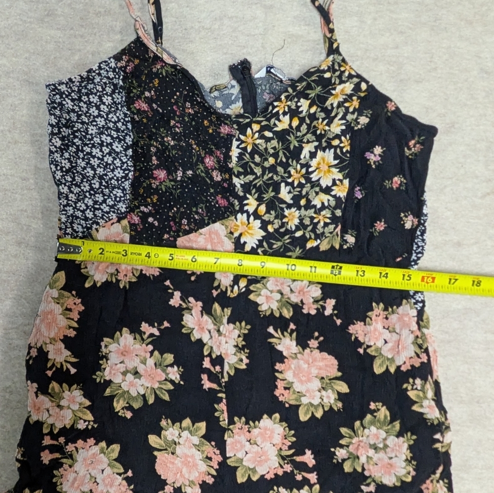 American Eagle Floral Patchwork Jumpsuit One Piec… - image 5